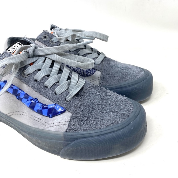 VANS x Rokit Old Skool 36 DX Shoes Suede Gray Low For Women Sneakers VN0000SRBKU - Picture 4 of 10